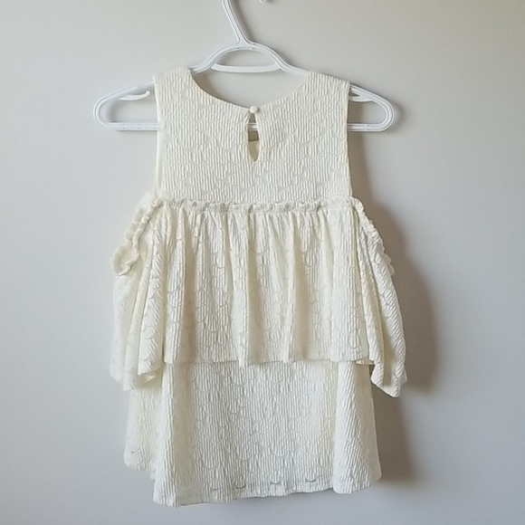 Anthropologie lace off shoulder tank top blouse - Picture 2 of 4